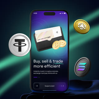 Dispositivo móvel exibindo a plataforma de trading da Aurora Fondério